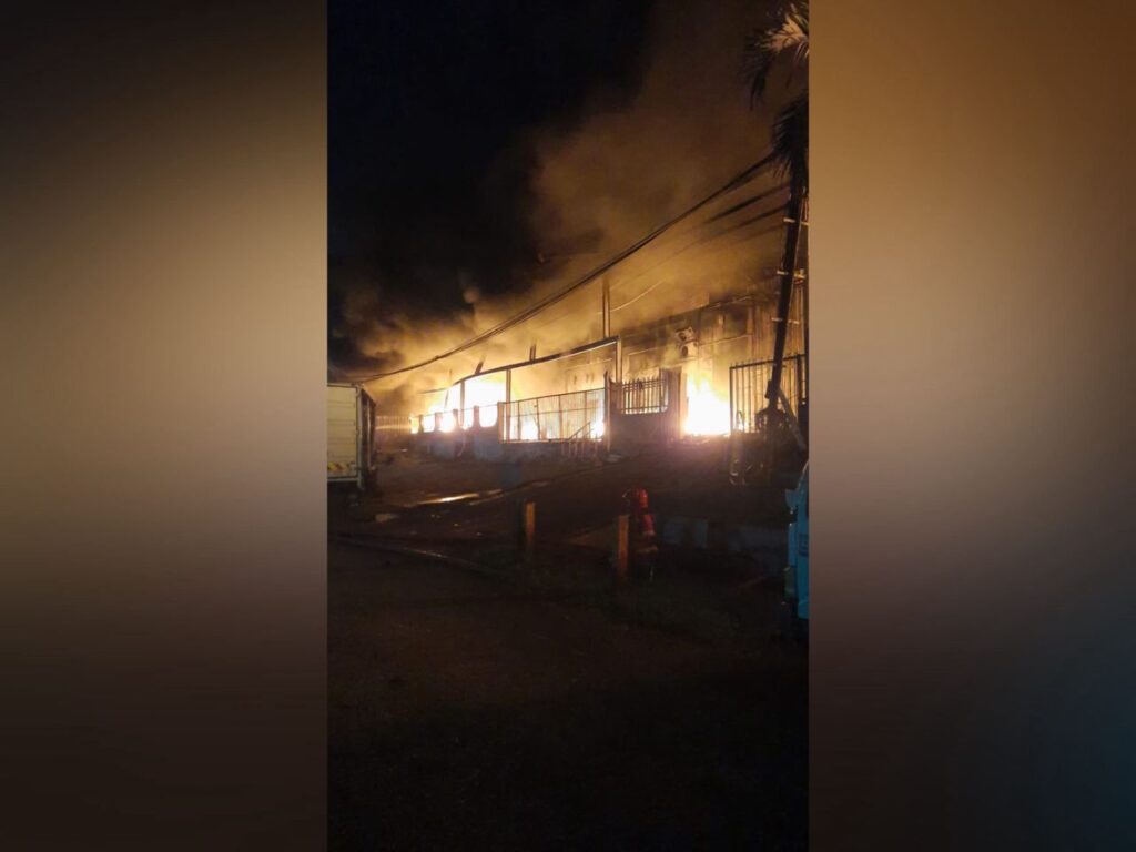 Kilang tilam musnah dalam kebakaran