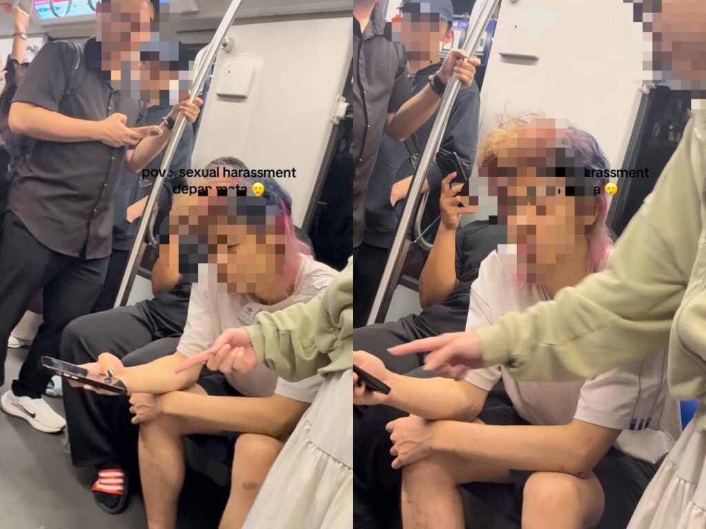 Lelaki ‘kantoi’ rakam video bawah skirt dalam LRT
