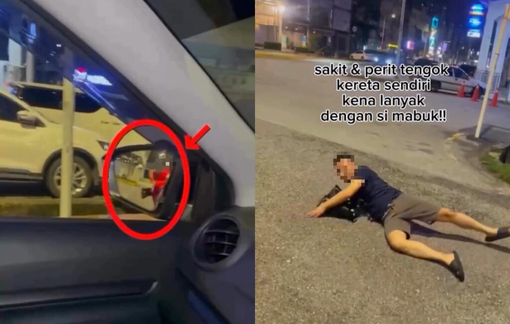 [VIDEO] Kesian…penumpang mabuk larikan kereta