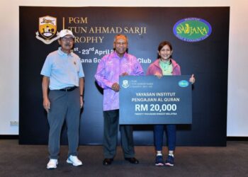 Kejohanan Tun Ahmad Sarji Trophy Charity Pro-Am kumpul dana RM20,000