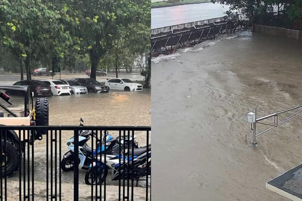 Hujan ‘luar biasa’, Shah Alam mula dinaiki air