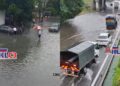 Hujan berterusan, beberapa jalan utama Kuala Lumpur dilanda air bertakung