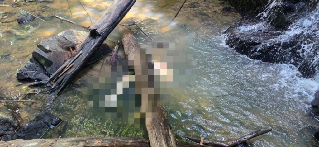 Mayat lelaki Thailand dijumpai terlangkup dalam anak sungai