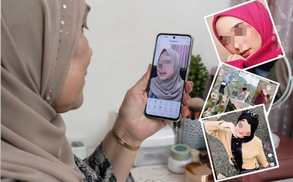 Orang tua ‘tergila’ wajah AI, nak nampak muda