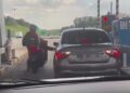 Pemandu disaman, penunggang motosikal ‘tendang’ kereta didakwa esok