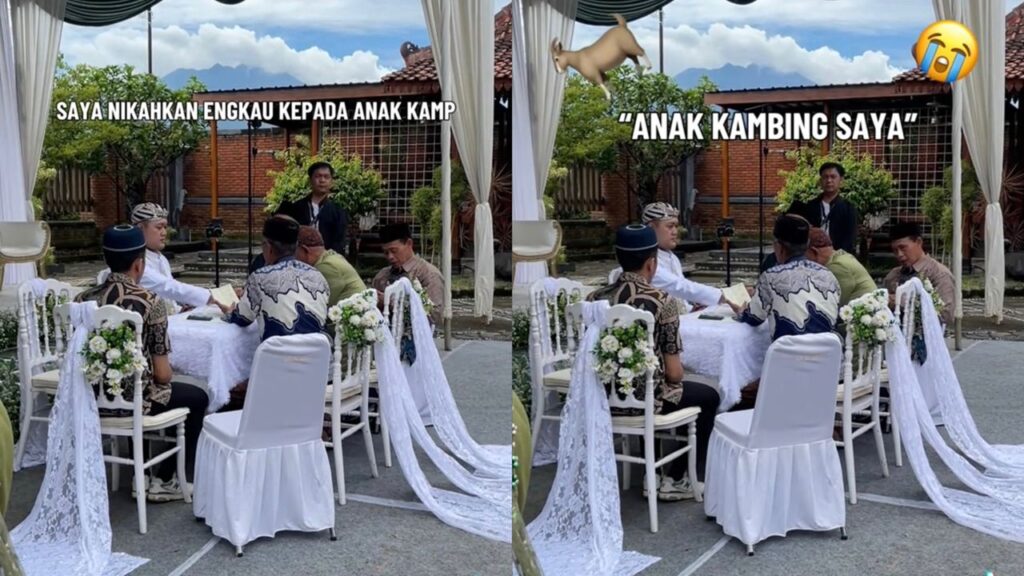 ‘Saya nikahkan anda dengan anak kambing saya’