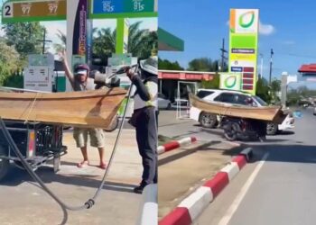 Nelayan bawa bot ke stesen minyak, kerajaan larang isi petrol dalam tong 