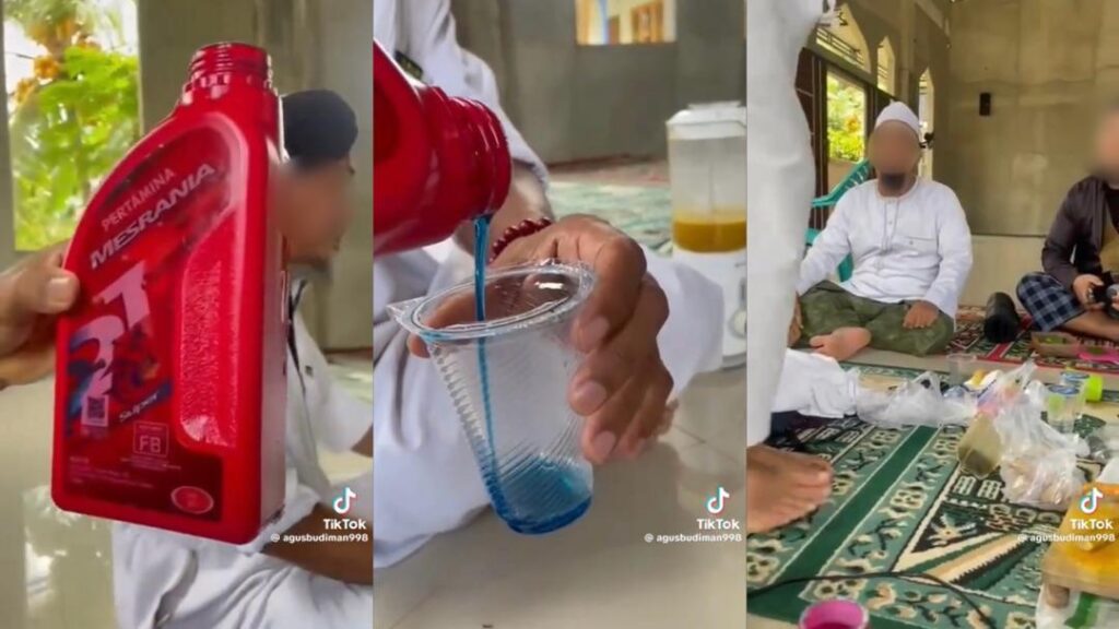 Minyak apa yang diminum tu?