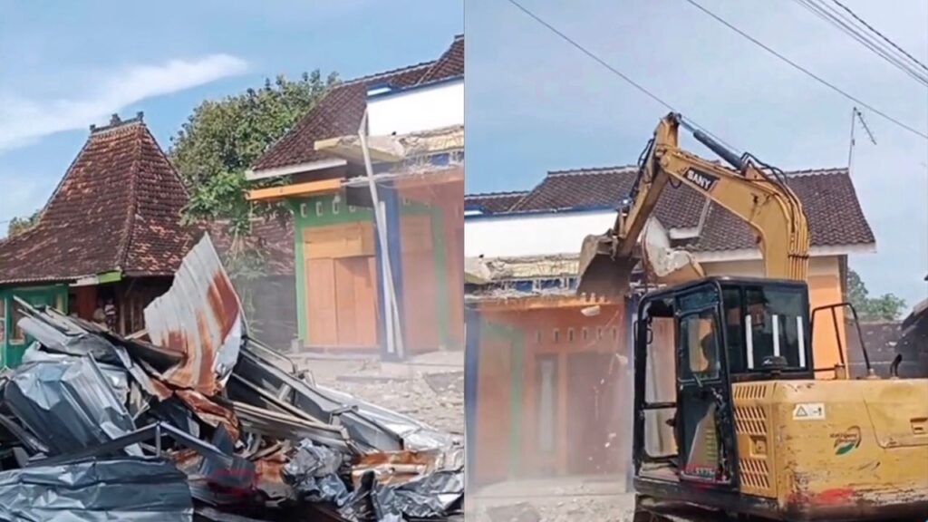 Suami roboh rumah, berang isteri terima lamaran lelaki lain