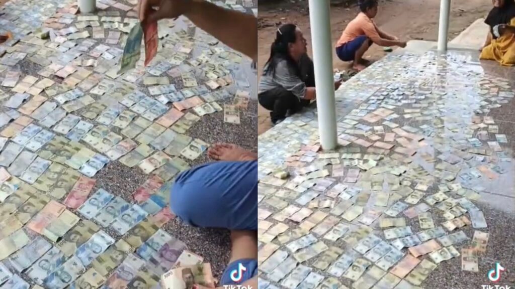 Penduduk jumpa duit dalam kain