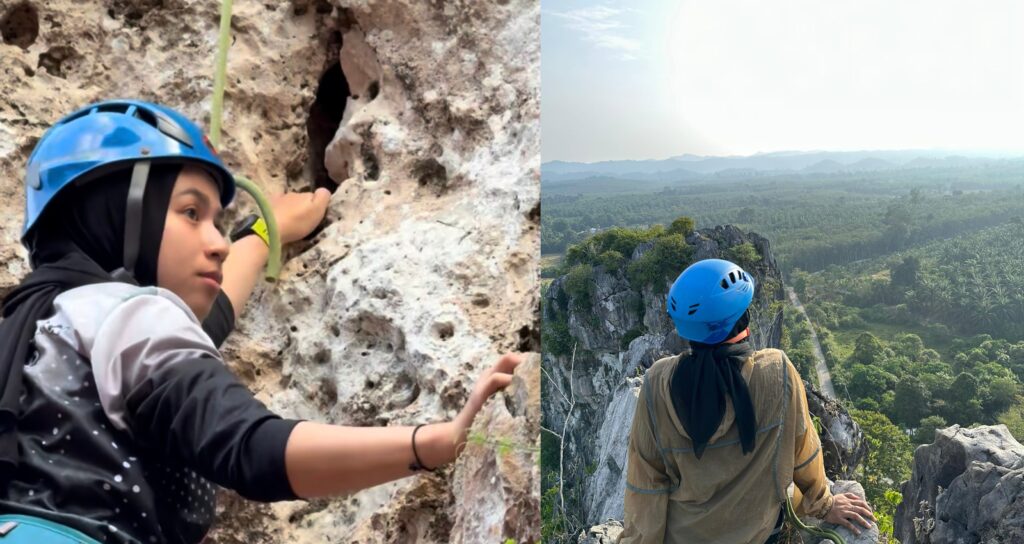 ‘Setiap langkah di dinding batu simbol kejayaan diri’