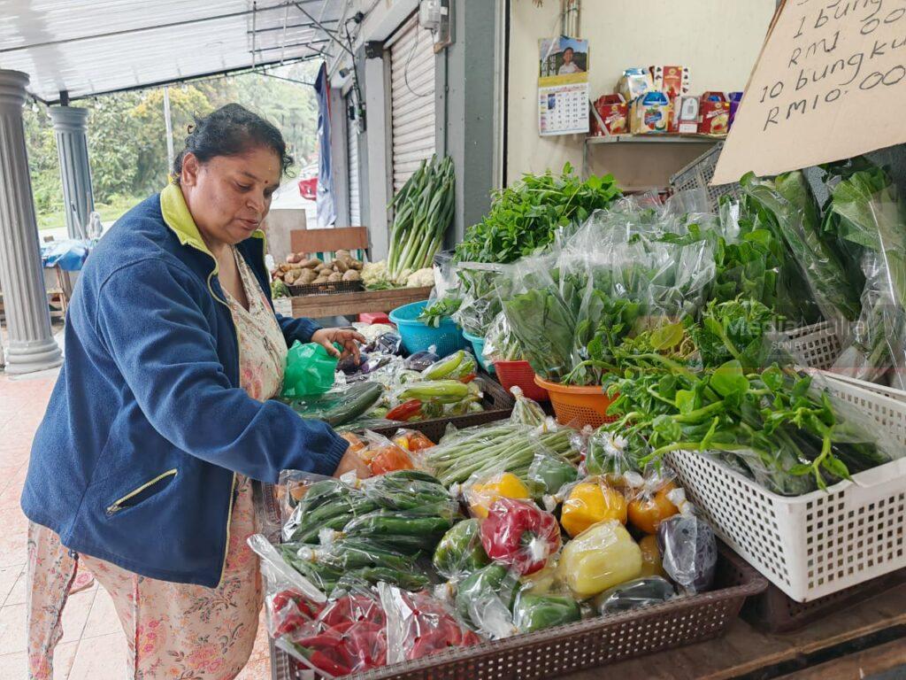 Pelancong tanya sayur dari mana sebelum beli