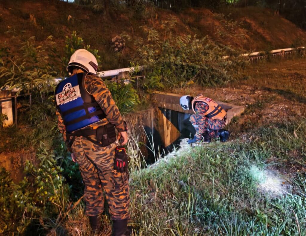 Budak 10 tahun dipercayai lemas dibawa arus deras longkang