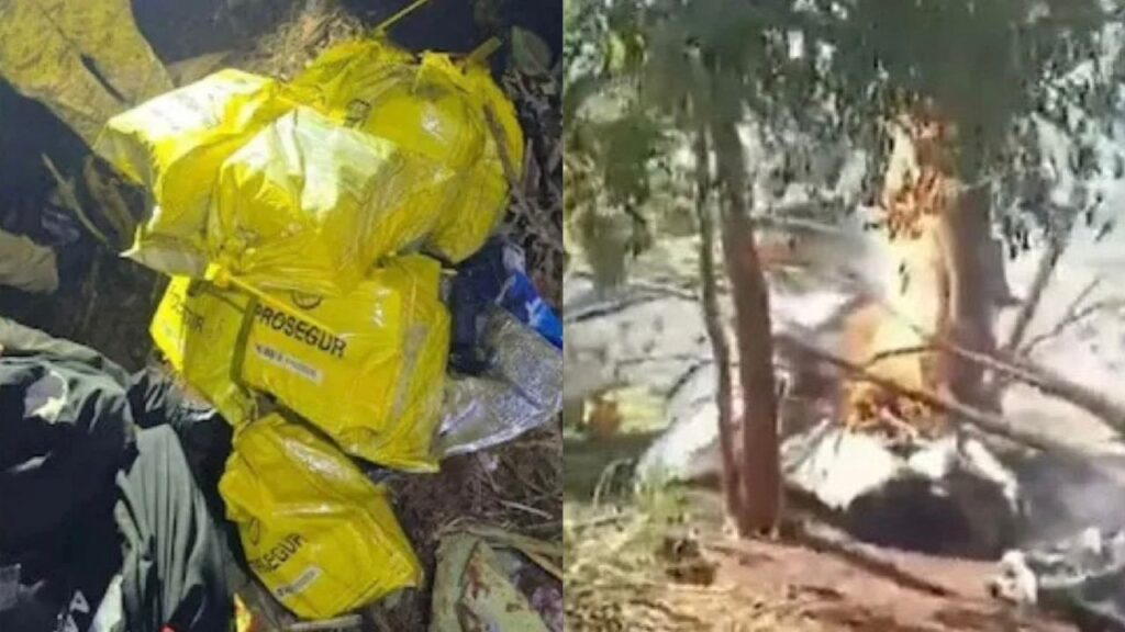 Pesawat bawa lebih RM19 juta terhempas, penduduk beramai-ramai jarah wang