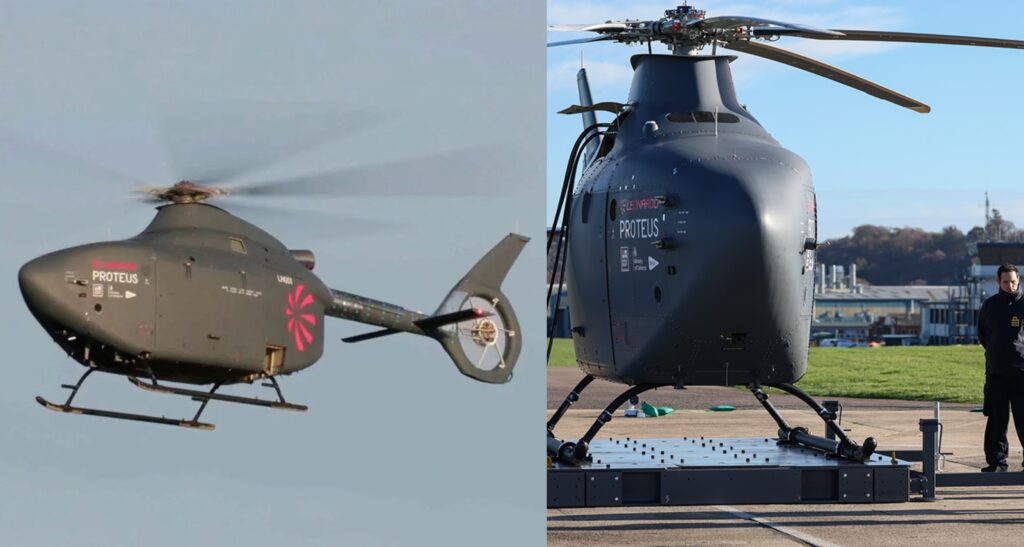Proteus helikopter militari saiz besar tanpa juruterbang