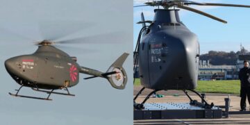 Proteus helikopter militari saiz besar tanpa juruterbang