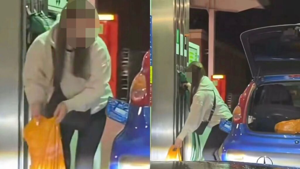 Wanita ‘tapau’ petrol dalam beg plastik