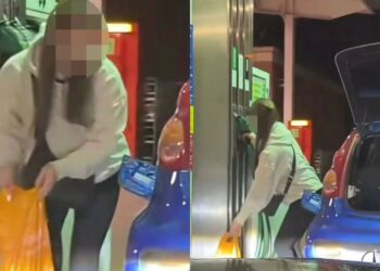 Wanita ‘tapau’ petrol dalam beg plastik