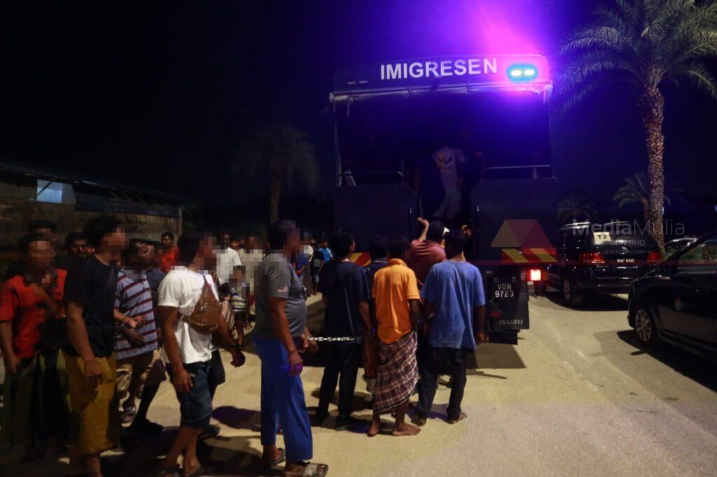 Daki 400 meter sebelum bongkar koloni PATI