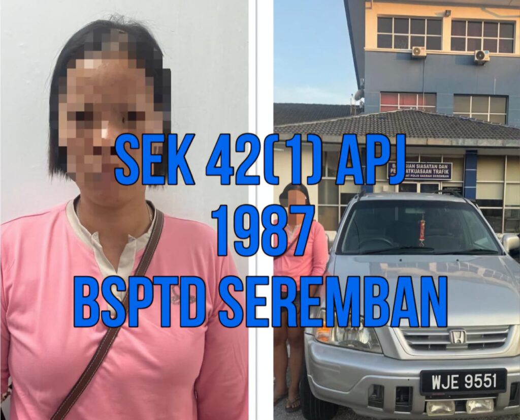 Wanita lawan arus di Seremban ditahan