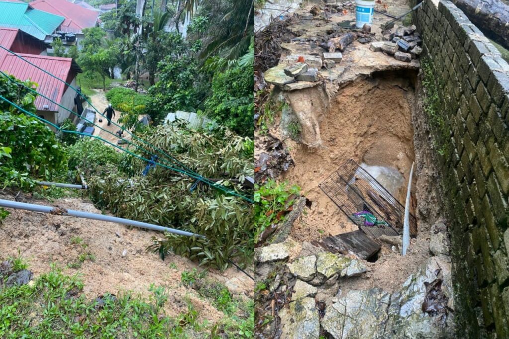 Tanah runtuh di Ampang: Penghuni diarah keluar rumah