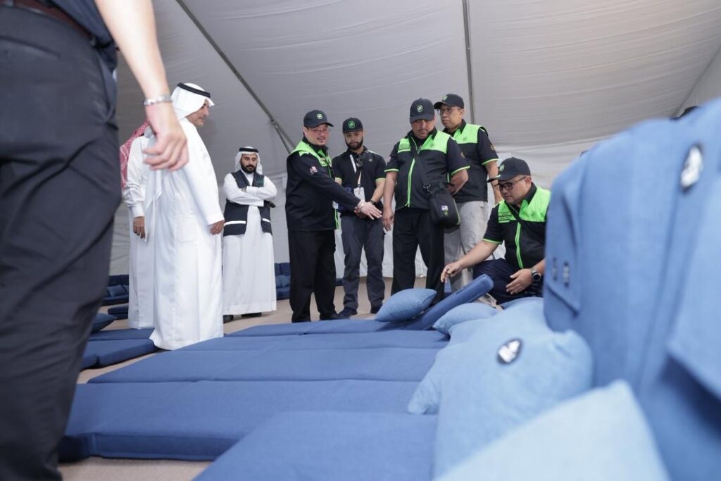 Katil sofa antara penambahbaikan khemah Mina dan Arafah