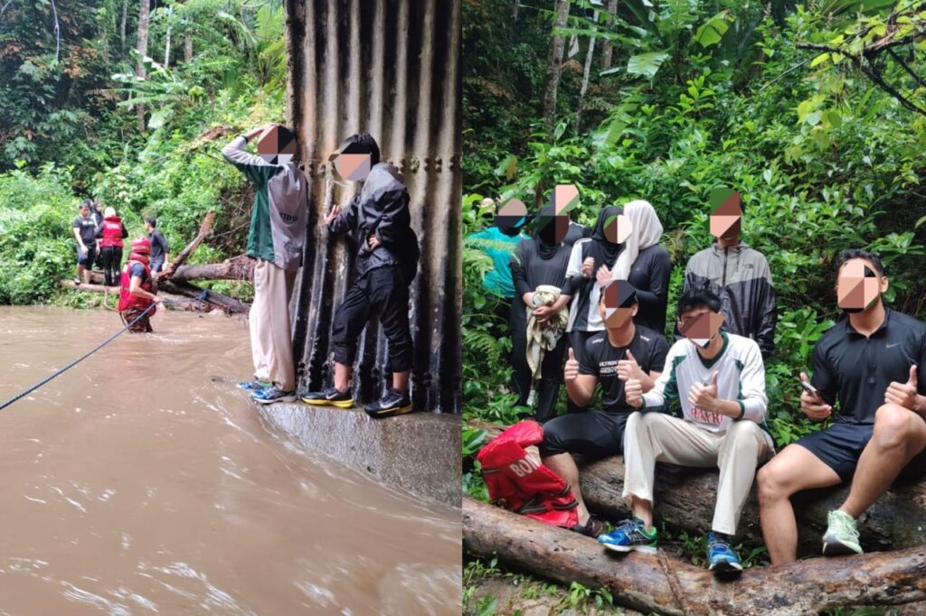 11 pendaki terperangkap dalam terowong
