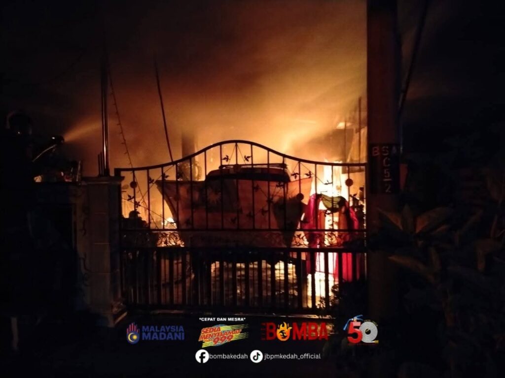 Lelaki ditemukan maut di loteng rumah terbakar