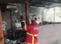 Muka tauke kedai makan melecur terkena api tong gas