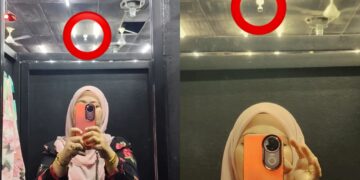 [VIDEO] Mujur terperasan CCTV hala ke cermin ‘fitting room’
