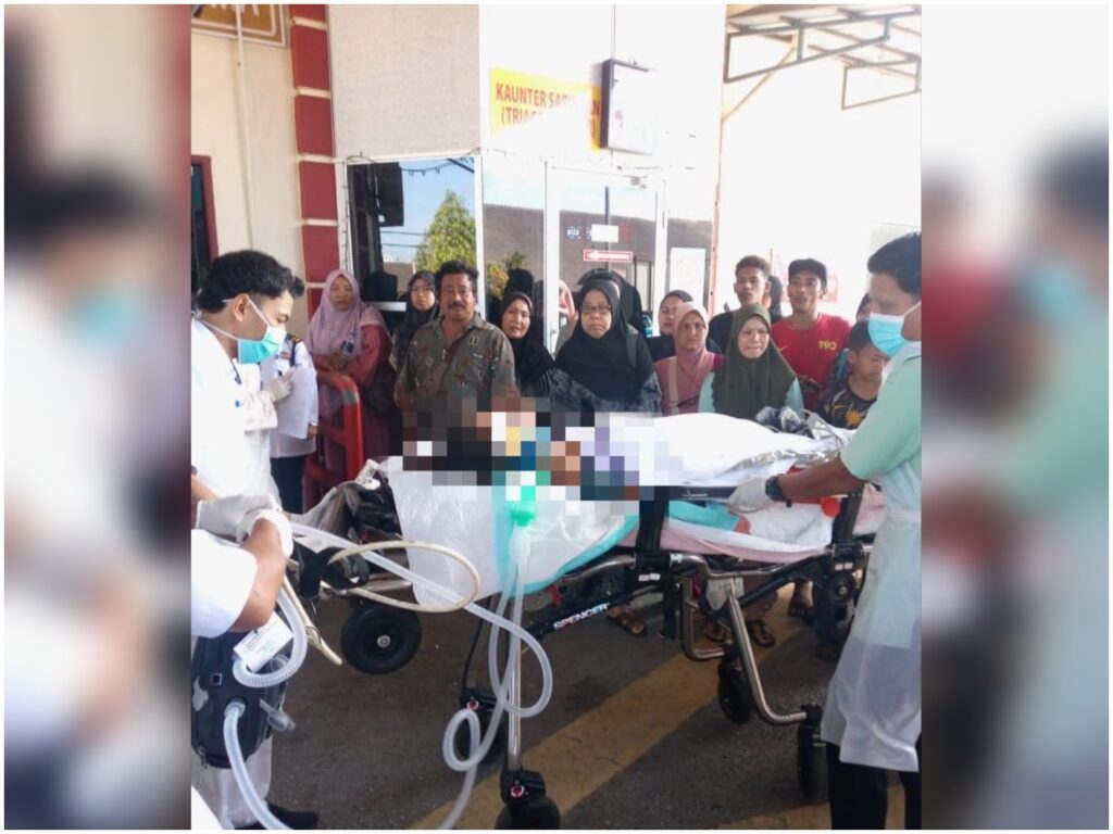 Nahas empat sekeluarga: Kaki kanan Mas Siti Rosnani terpaksa dipotong