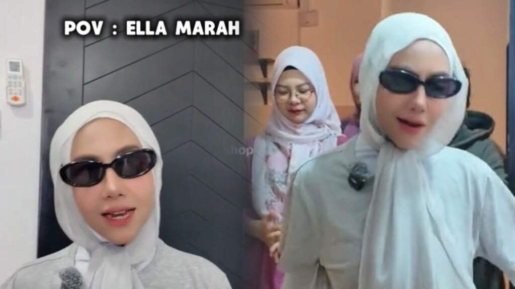 Comelnya Ella, marah pun manja
