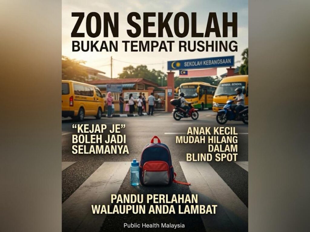 Kawasan sekolah bukan tempat tekan minyak, berebut jalan