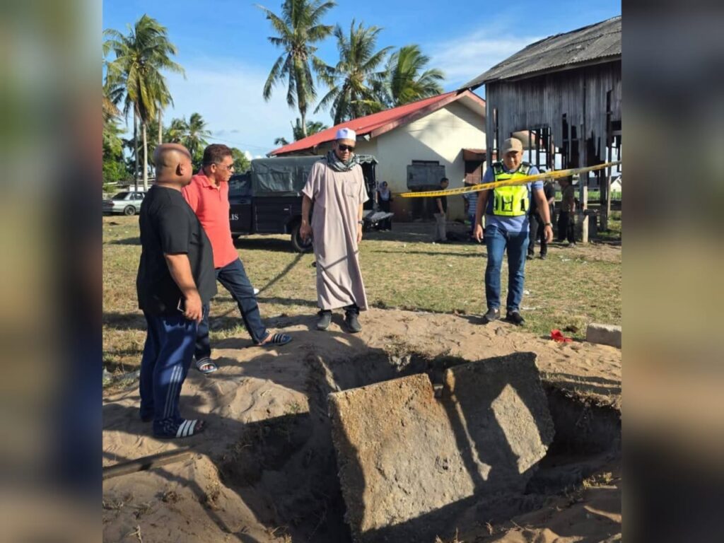 Budak maut dihempap blok konkrit ketika main gali lubang