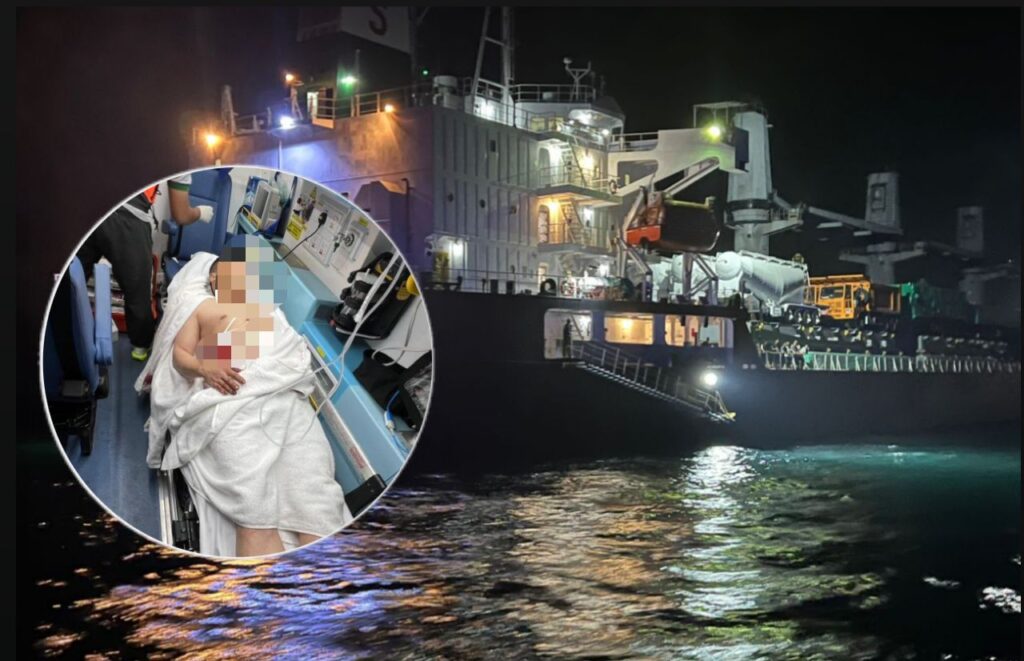 Kru kapal parah ditikam rakan