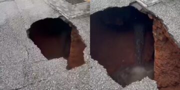 [VIDEO] Hati-hati, lubang benam muncul di Wangsa Maju