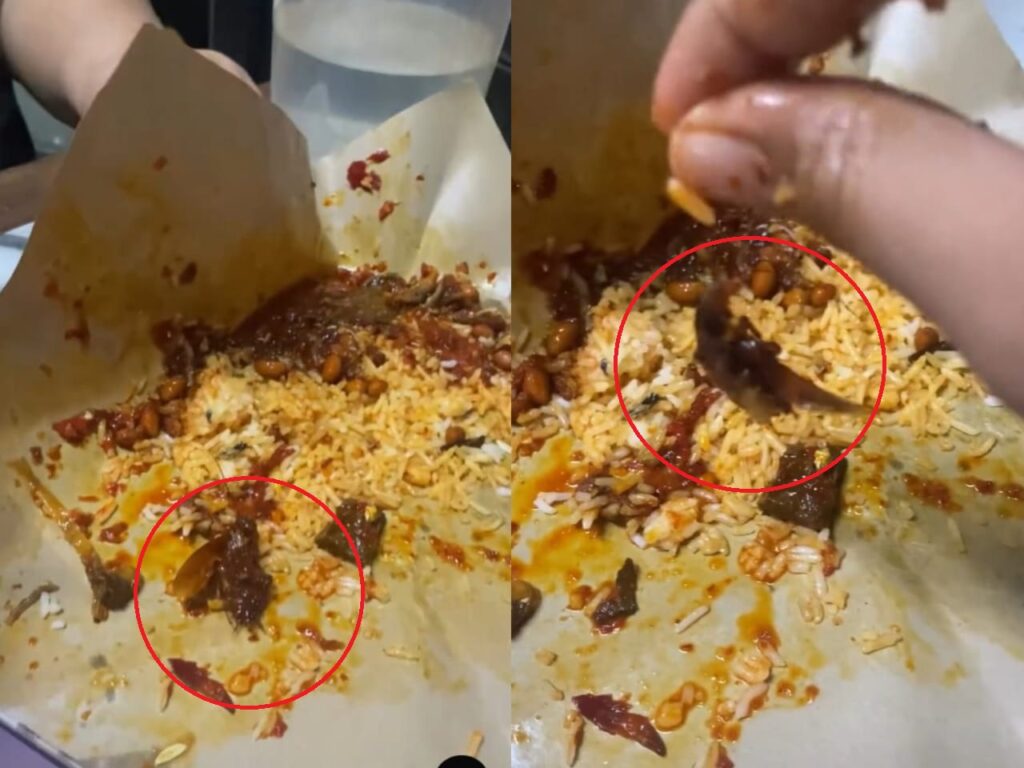 [VIDEO] ‘Beli sarapan lapar sangat, hujung mari pakej lipas’