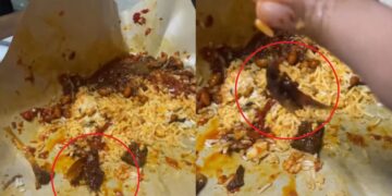 [VIDEO] ‘Beli sarapan lapar sangat, hujung mari pakej lipas’