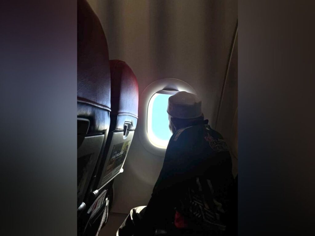 ‘Terima kasih nak, pak cik dapat tengok awan dari atas’
