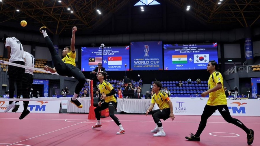 Takraw Piala Dunia: Malaysia langkah kanan acara kuadran