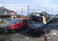 Remaja lelaki maut, tiang lampu jalan tembus kepala