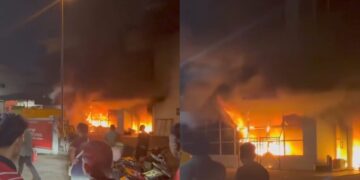 [VIDEO] ‘Dah lama tunggu barang nak sampai, terbakar pula’
