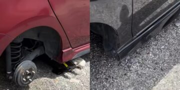 Siapa curi tayar kereta bakal jururawat Kuala Pilah?