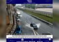 Hanya lorong kanan dibuka susulan banjir kilat di NPE