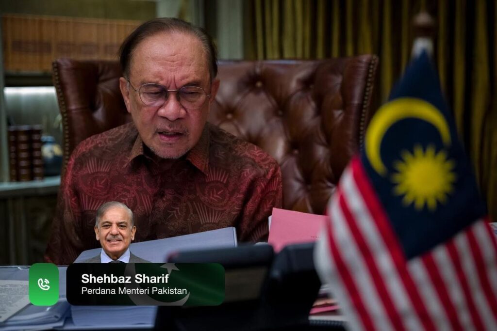 Anwar, Shehbaz bincang keamanan Asia Barat, hubungan dua hala