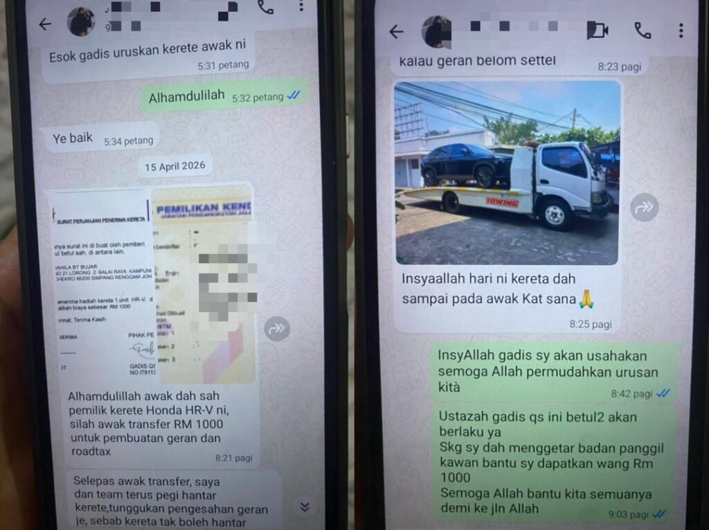 ‘Aku dah penat mak aku ni senang kena scam’