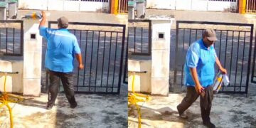 [VIDEO] Abang kurier selamatkan ‘parcel’ tersadai