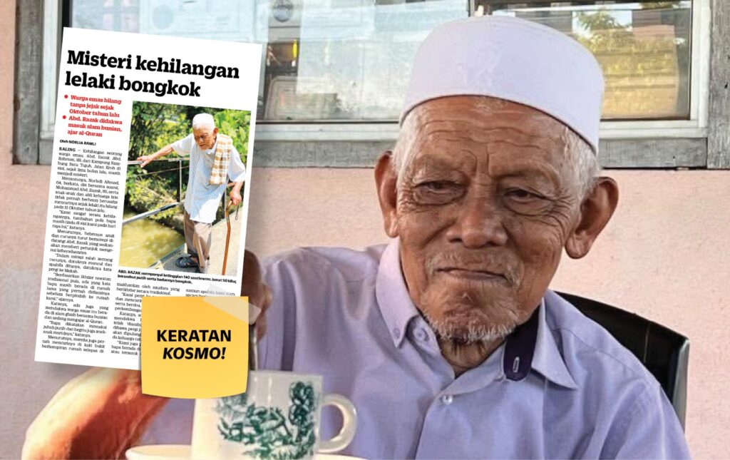 ‘Sudah tujuh bulan Tok Wan hilang’