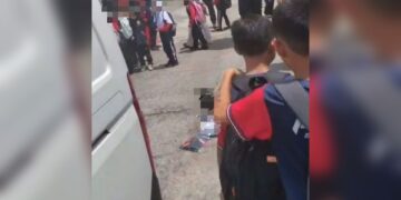 Murid maut dilanggar van depan sekolah