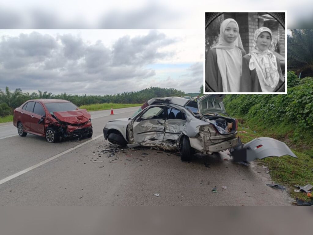[KEMASKINI] Ibu, anak maut, bapa parah kereta masuk laluan bertentangan